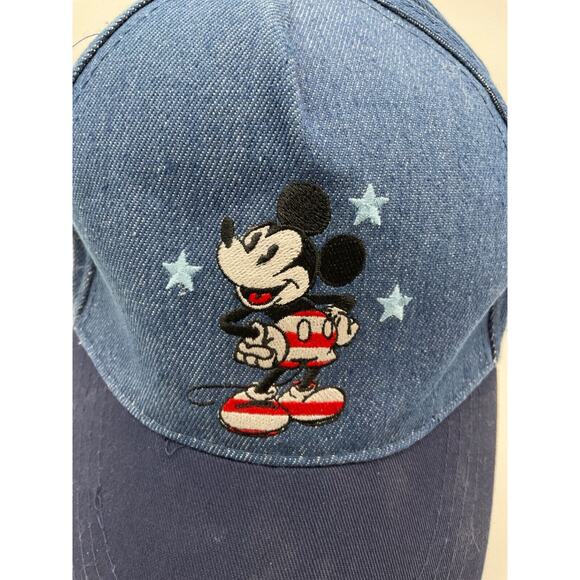 Disney Mickey Mouse Patriotic Hat, Red White Blue, 4th of July Trucker, Adjustab - Picture 6 of 9